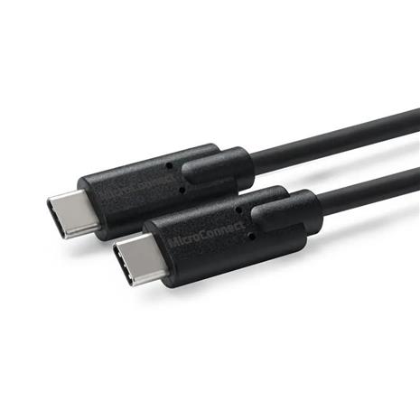 Microconnect USB3.2CC0.25 USB cable USB 3.2 Gen 2x2 0.25 m USB C 100 W Black