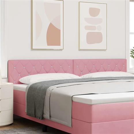 vidaXL LED-pääty LED -nauhavalot päätyllä Pinkki 200 cm Polyesteri