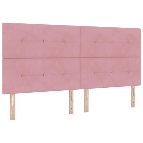 vidaXL LED-pääty LED -nauhavalot päätyllä Pinkki 200 cm Polyesteri