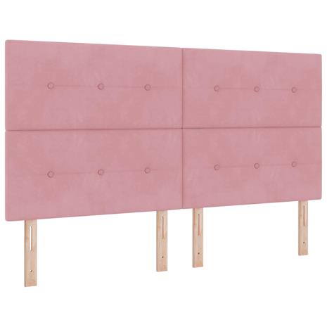 vidaXL LED-pääty LED -nauhavalot päätyllä Pinkki 180 cm Polyesteri