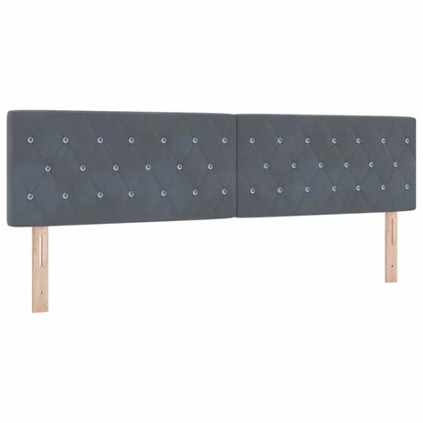 vidaXL LED-pääty LED -nauhavalot Tumma harmaa 180 cm Polyesteri