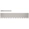vidaXL Nurmireunus 50 pcs Ruskea 100 x 0.05 x 20 cm Kulunut Teräs – kuva 6
