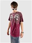 Affliction Collapse T-paita burgandy lava wash Miehet