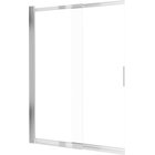 Deante Prizma kylpyammeen suihkuseinä 100x140 cm, kromi – elegantti suoja kylpyammeellesi