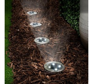 LED-puutarhavalaisinsarja Grundig, 4 kpl.