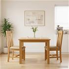 vidaXL Ruokatuoli 2 pcs Mäntypuu Beige 45 x 54 x 100 cm