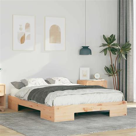 vidaXL Sängyn runko Ruskea 4FT Small Double