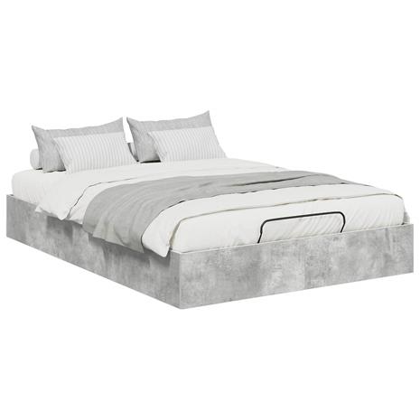vidaXL Ottoman Sängyn Runko Betoni Harmaa 4FT Small Double