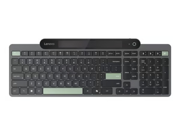 Lenovo Self-Charging Bluetooth -langaton näppäimistö, musta