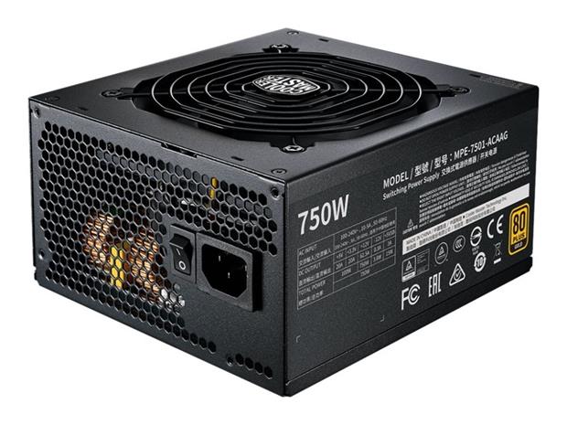 Cooler Master MWE 750W V2 ATX 3.1 -virtalähde, 80 Plus Gold