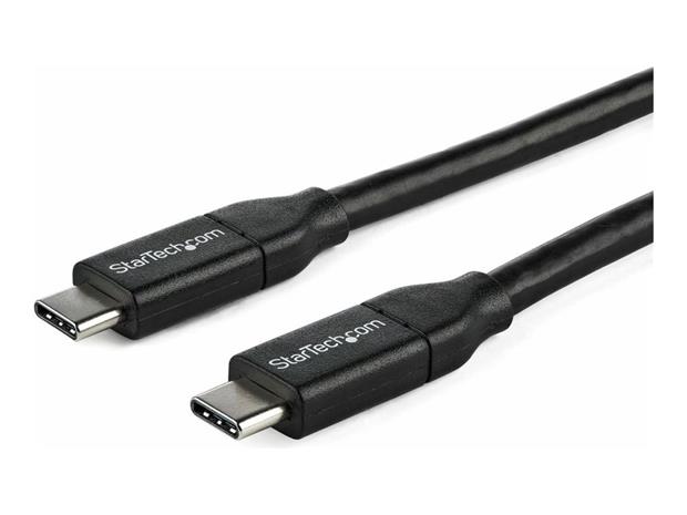 StarTech.com USB-C to USB-C Cable w/ 5A PD - M/M - 1 m (3 ft.) - USB 2.0 - USB-IF Certified