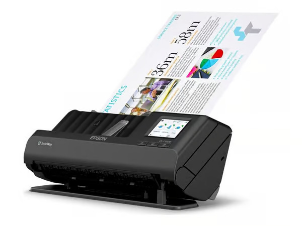 Epson ES-C380W ADF + Sheet-fed scanner 600 x 600 DPI A4 Black