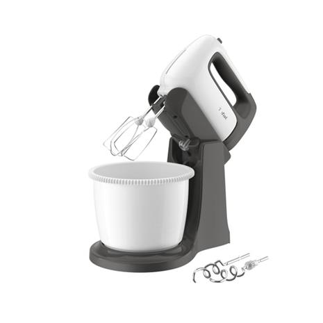 Tefal Prep'Mix+ HT4641 Stand mixer 500 W Grey, White