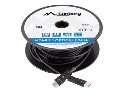 Lanberg HDMI cable with Ethernet - 30 m