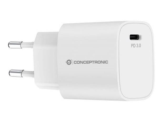 Conceptronic 1-Port 20W USB-C PD Charger