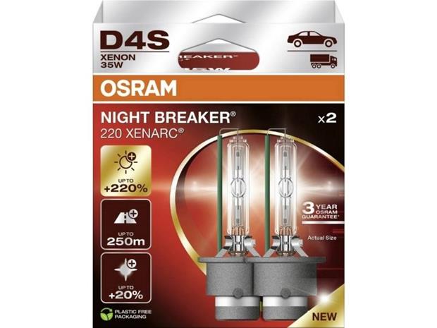 Osram Yön Murtaja Xenarc D4S NL 220% Setti