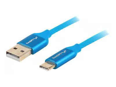 Lanberg Premium - USB-C cable - USB-C to USB - 1 m