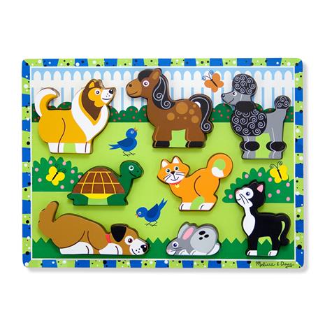 Melissa ja Doug Houten Puzzel Huisdieren