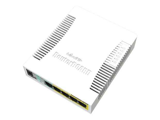 MikroTik CSS106-1G-4P-1S, reititin