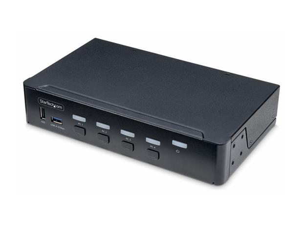 StarTech.com 4-Port DisplayPort KVM Switch 4K 60Hz TAA
