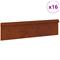 vidaXL Etanaaita 16 pcs Ruosteinen 100 x 3,5 x 25 cm Kulunut Teräs – kuva 2