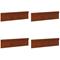 vidaXL Etanaaita 4 pcs Ruosteinen 100 x 3,5 x 25 cm Kulunut Teräs – kuva 2