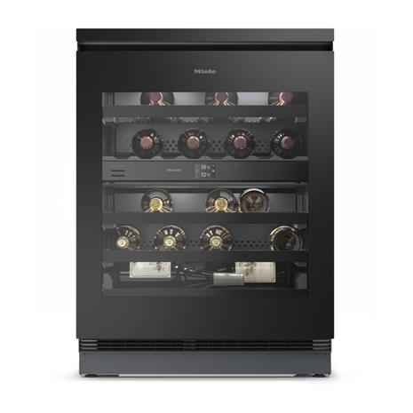 Miele KWTUS 7074 F Obsidian-musta, viinikaappi
