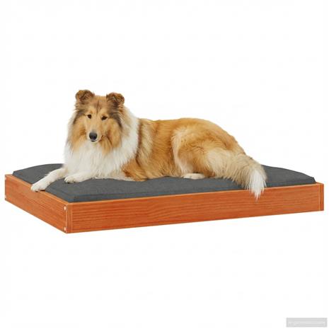 vidaXL Koiran Peti Vaha ruskea 92 x 64 x 9 cm Massiivinen mänty