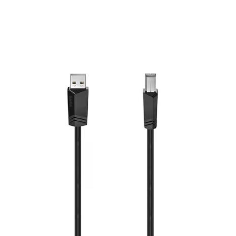 Hama 00200602 USB cable USB 2.0 1.5 m USB A USB B 0.48 Gbit/s Black