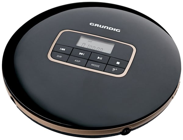 Grundig GCP1010 CD player Black Personal CD player