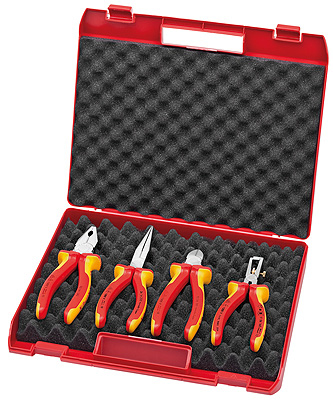Pihtisetti Knipex 002015 VDE; 4 kpl.