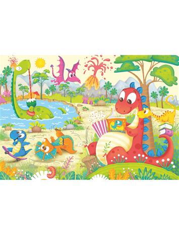 Ravensburger Palapeli Dinosaurukset 2x12