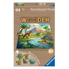 Ravensburger Wooden Dinosaurus 44P Toys Puzzles And Games Puzzles Wooden Puzzles Multi/patterned Ravensburger