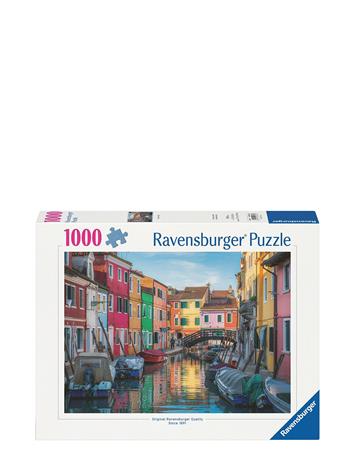 Burano Canal, Venice Palapelit 1000 palaa, Ravensburger
