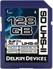 Delkin Cinema SD SDXC UHS-II 128 Gt -muistikortti