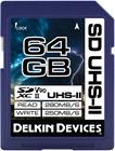 Delkin Cinema SD SDXC UHS-II 64 Gt -muistikortti