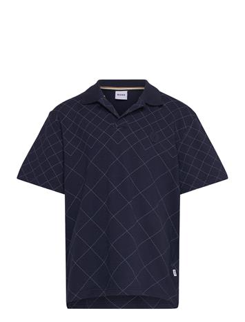 BOSS Short Sleeve Polo - Navy - 176