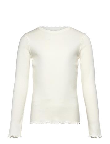 Huttelihut T-Shirt Ls Rib - Pink - 110