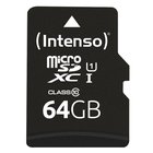 Intenso 3423490 64 GB MicroSDXC UHS-I Luokka 10