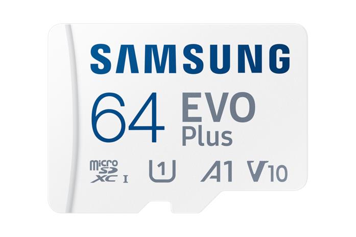 Samsung EVO Plus microSDXC 64GB & SD adapter -