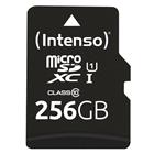 Intenso microSD 256GB UHS-I Perf CL10| Performance, 256 GB, MicroSD, Luokka 10, UHS-I, 90 MB/s, Class 1