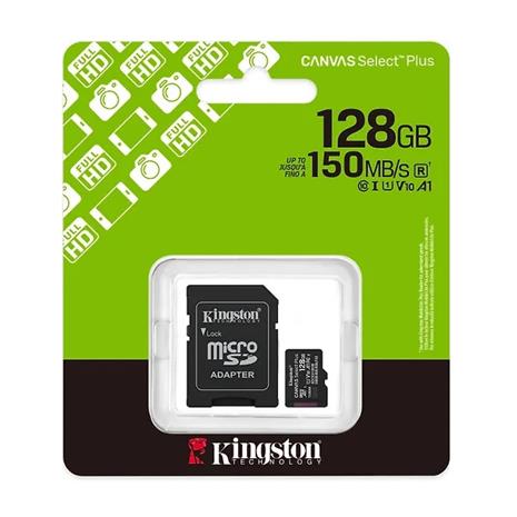 Kingston Canvas Select Plus Gen3 128 Gt microSD