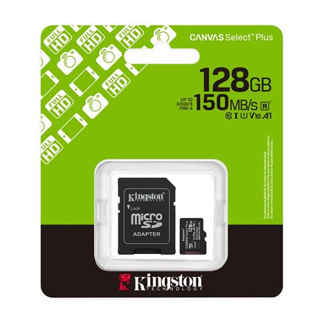Kingston Canvas Select Plus Gen3 128 Gt microSD