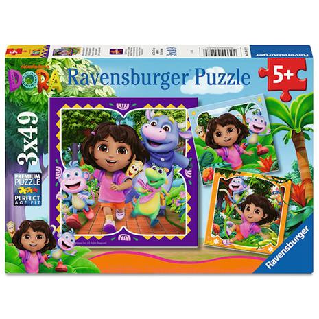 Ravensburger Seikkailija Dora Palapeli 3x49