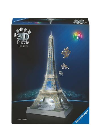 Ravensburger Eiffel Tower Light Up 3D Puzzle , 216pc 3D Palapeli – kuva 5/8