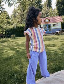 Daily 7 Wide Structure Pants - Purple - 140
