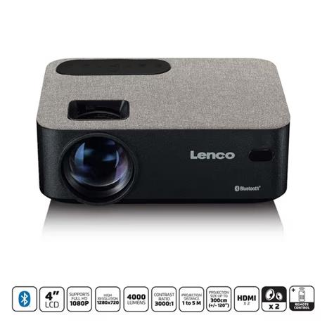 Lenco LPJ-700BKGY Bluetooth LCD Projector