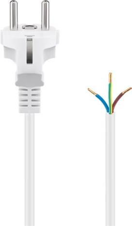 Pro Safety plug cord for assembly 1.5 m white