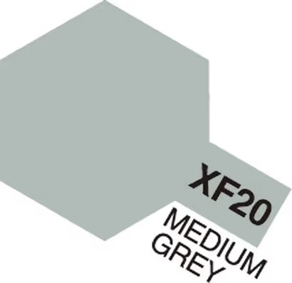 Akryyli Mini XF-20 keskiharmaa