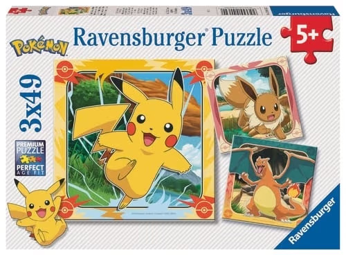 Ravensburger - Pokä©mon 3x49p - (12004062)